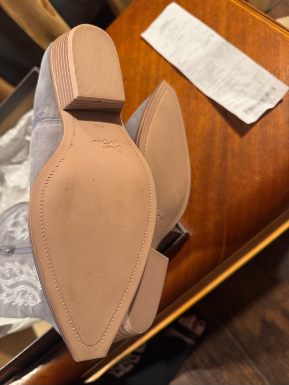 Crown Vintage Gray cowgirl boots - Picture 10 of 12